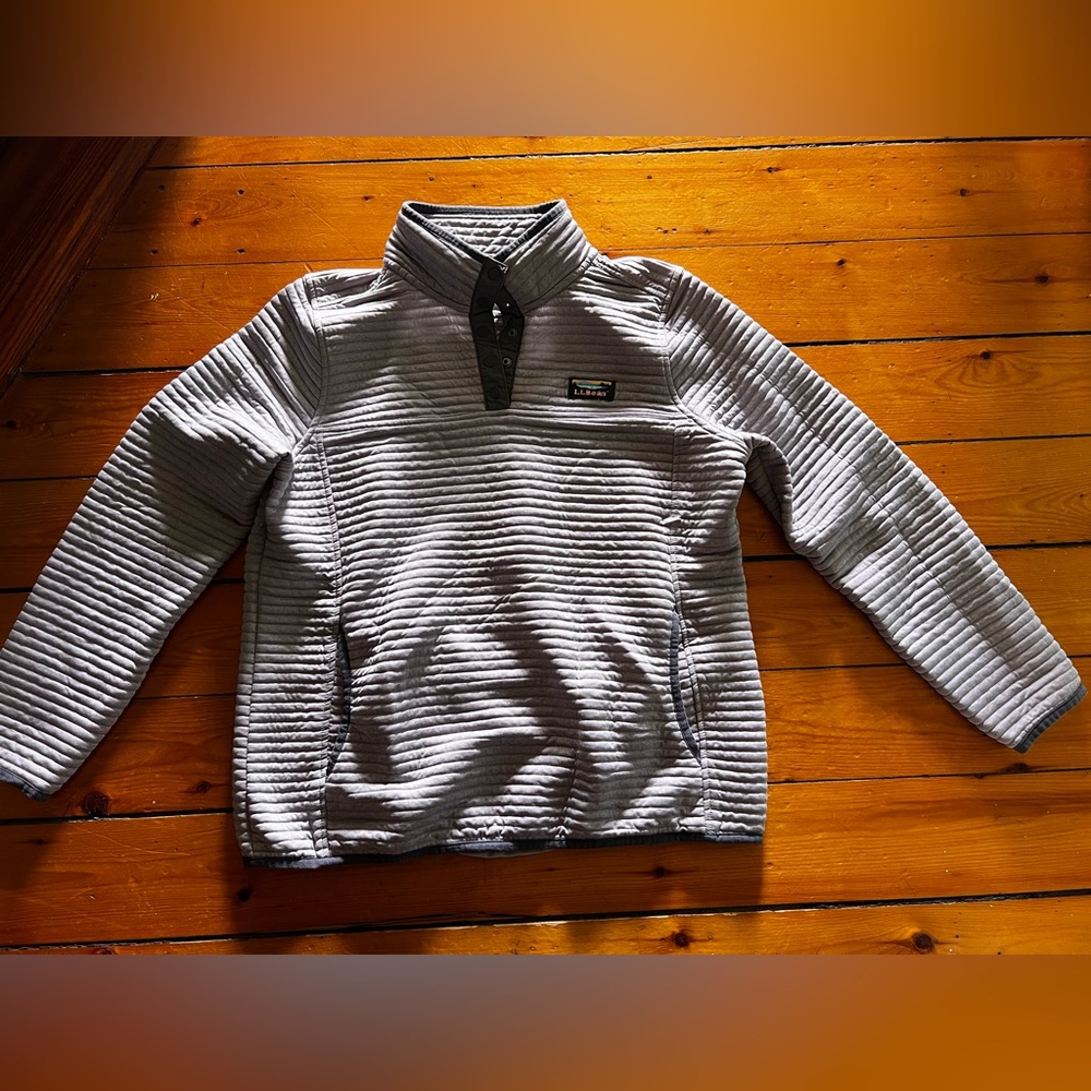 LL Bean gray sweatshirt